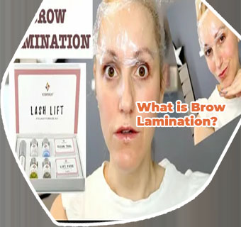 At home brow lamination