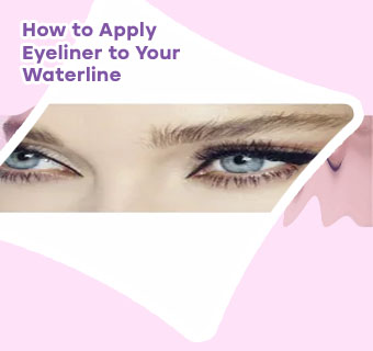 Black waterline eyeliner