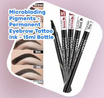 Eyebrow microblading colors