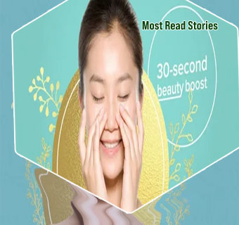 Facial massage to reduce puffy eyes