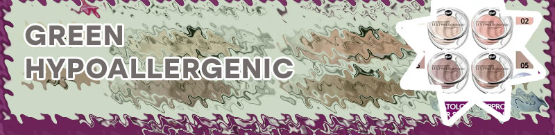 Hypoallergenic eye makeup