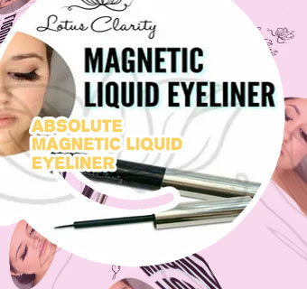 Magnetic liquid eyeliner
