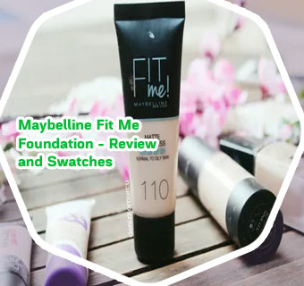 Swatch maybelline fit me foundation shades