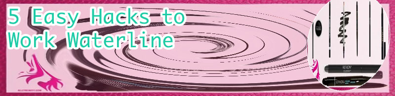 Waterproof eyeliner for the waterline